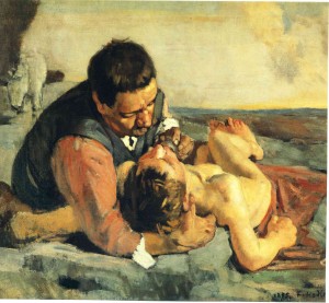 The Good Samaritan - Ferdinand Hodler (1885)