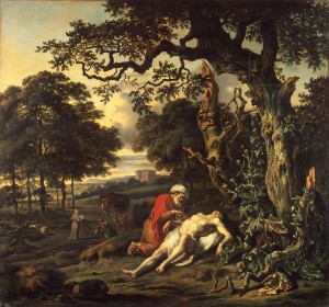 The Good Samaritan by Jan Wijnants (1670) 