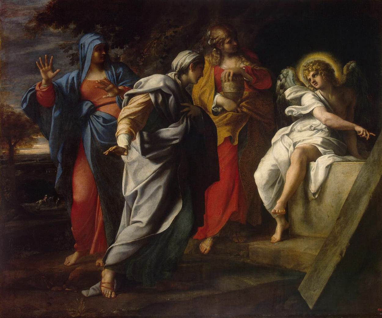 Holy Women at the Tomb - Annibale Carracci
